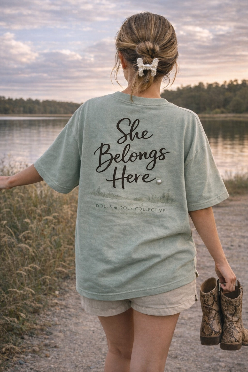 She Belongs Here™ Short Sleeve Tee