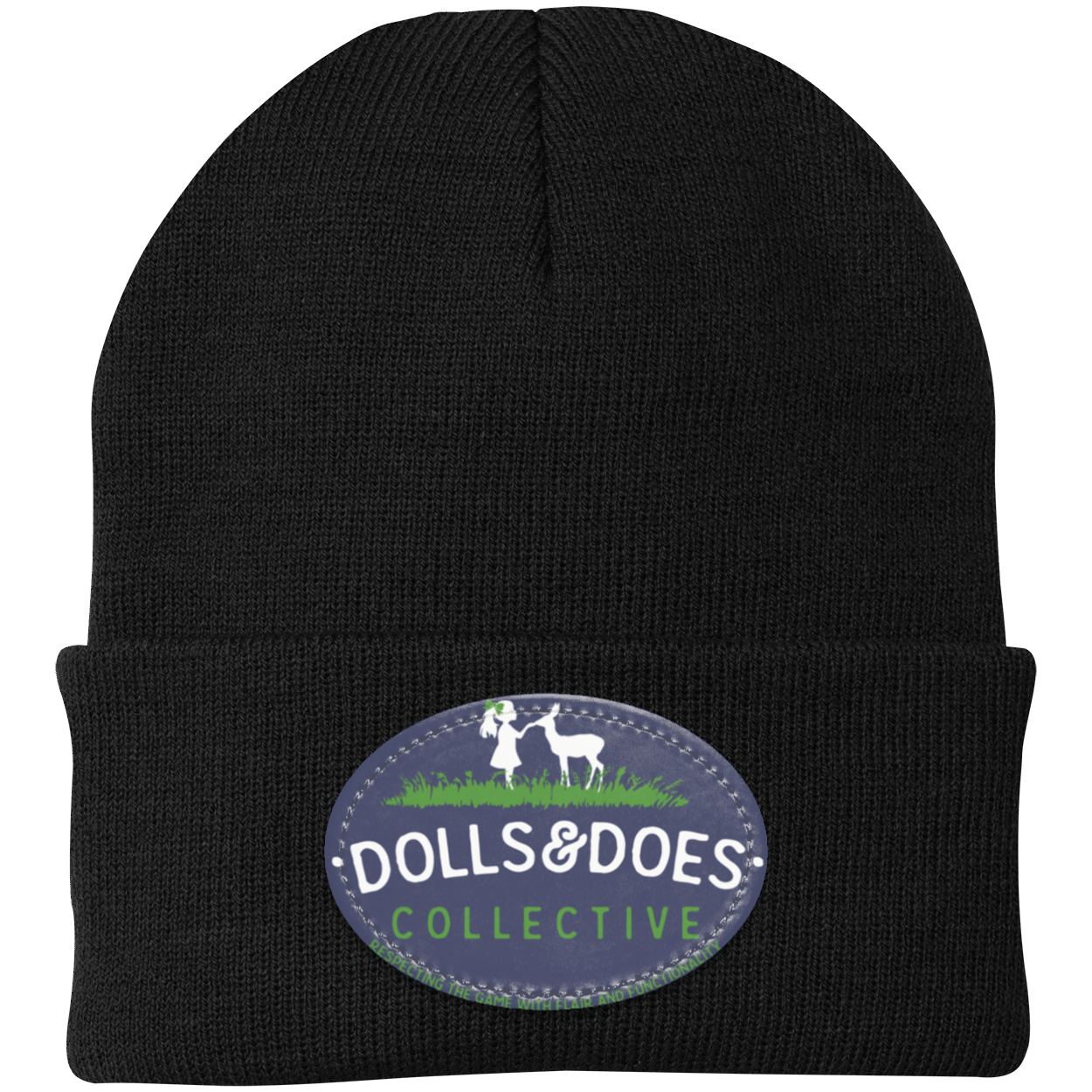 Dolls & Does Safety Orange Knit Beanie