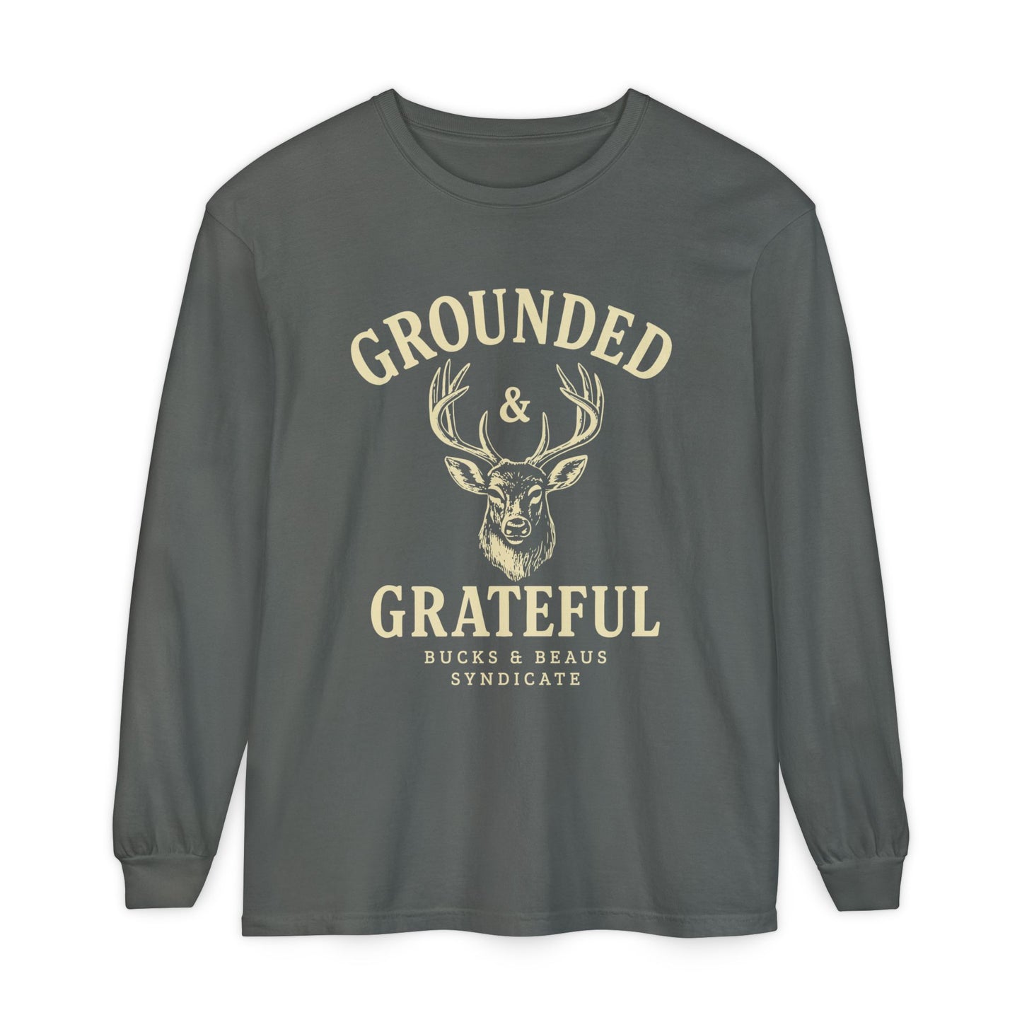 Grounded & Grateful Deer Long Sleeve Tee