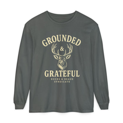 Grounded & Grateful Deer Long Sleeve Tee