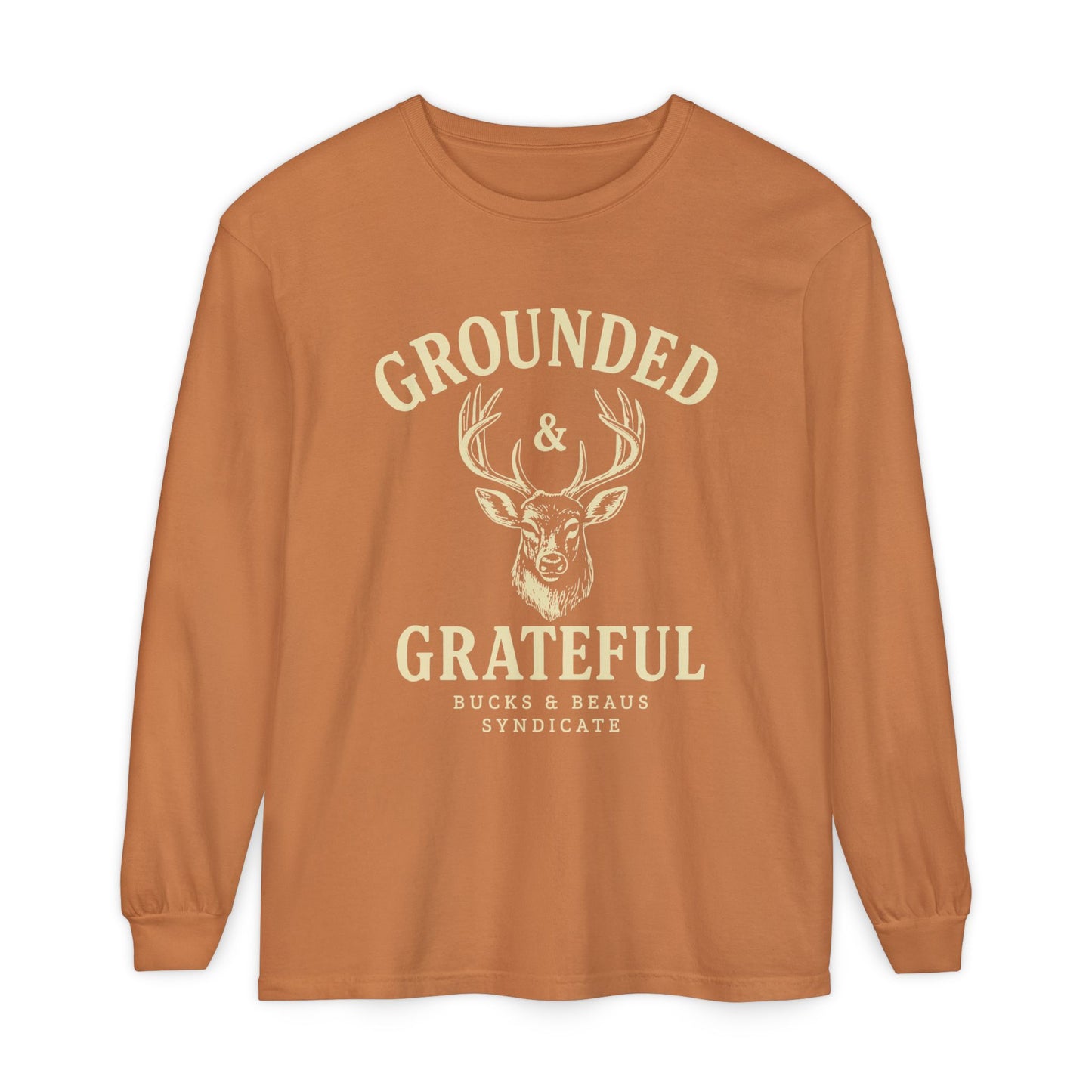 Grounded & Grateful Deer Long Sleeve Tee