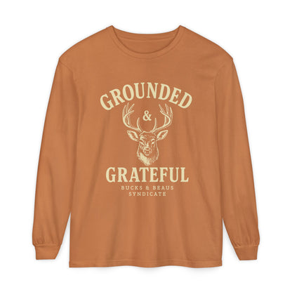 Grounded & Grateful Deer Long Sleeve Tee