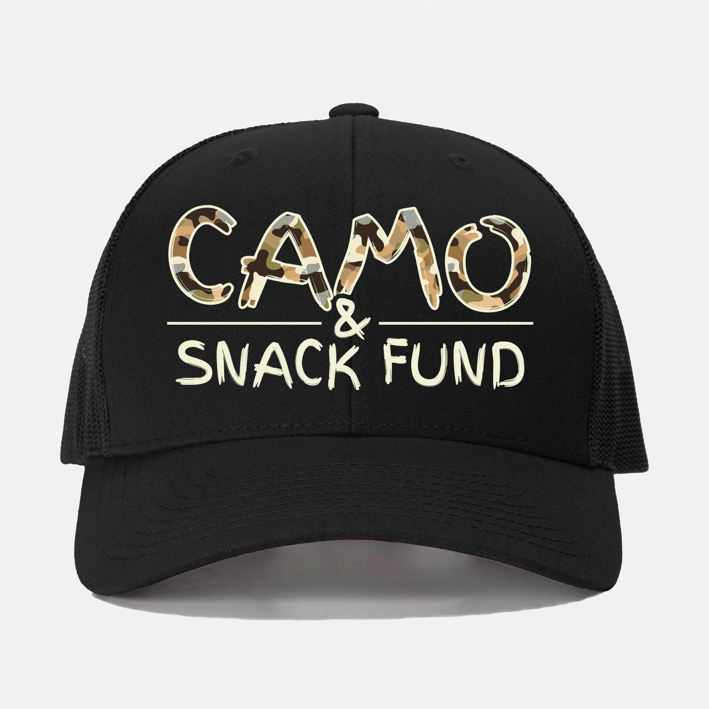 Camo & Snack Fund Retro Trucker Hat