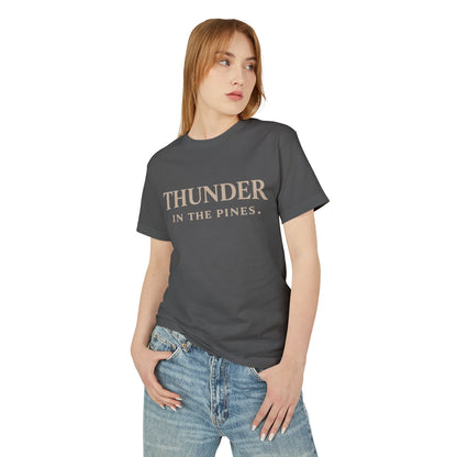 Thunder in the Pines Tee — Vintage Wildlife Turkey Hunting Graphic Shirt
