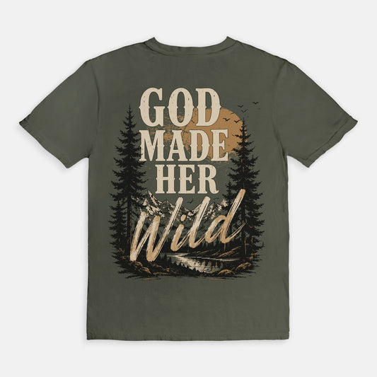 God Made Her Wild Short Sleeve Tee