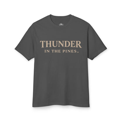 Thunder in the Pines Tee — Vintage Wildlife Turkey Hunting Graphic Shirt