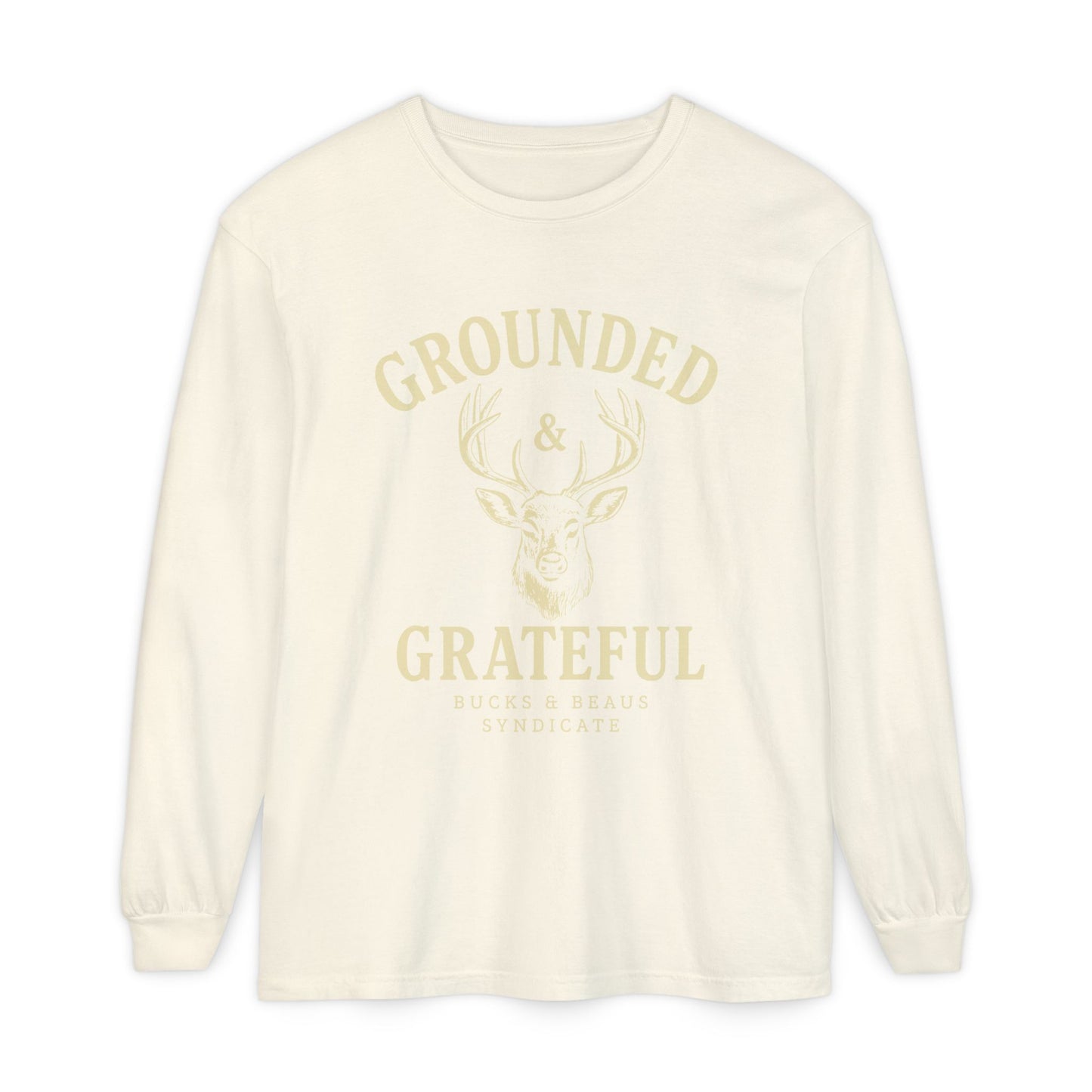 Grounded & Grateful Deer Long Sleeve Tee