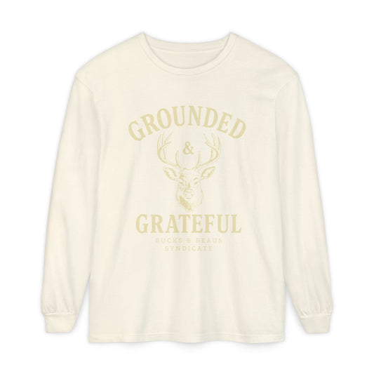 Grounded & Grateful Deer Long Sleeve Tee