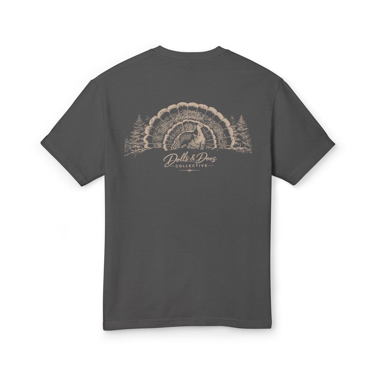Thunder in the Pines Tee — Vintage Wildlife Turkey Hunting Graphic Shirt