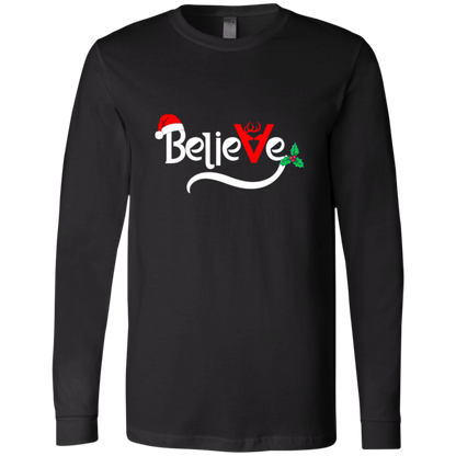 Believe Holiday Special Edition Long Sleeve Jersey T-Shirt