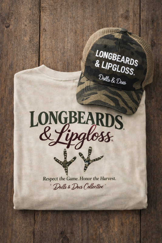 Longbeards & Lipgloss Shirt & Hat Bundle