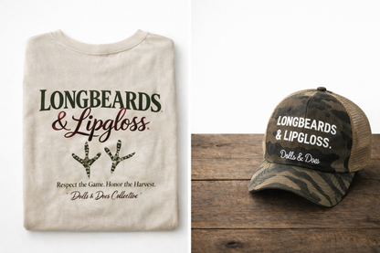 Longbeards & Lipgloss Shirt & Hat Bundle