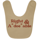 Right & A"doe"able Baby Bib