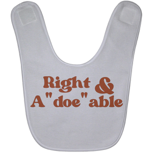 Right & A"doe"able Baby Bib