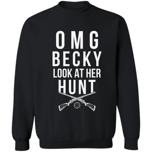 OMG Becky Crewneck Pullover Sweatshirt